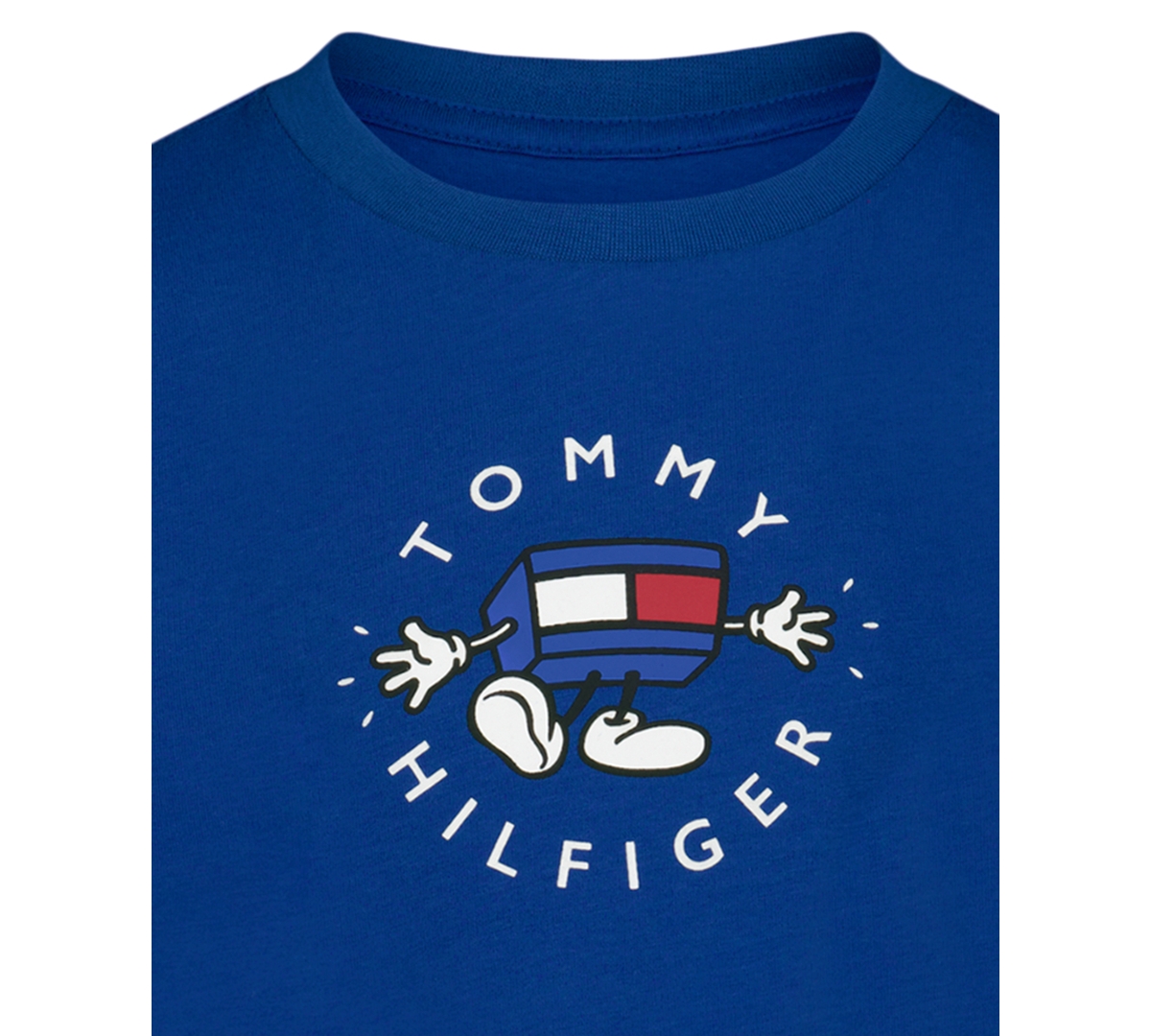 Tommy Hilfiger Toddler And Little Boys 2t-7 Crewneck T-shirt In Blue