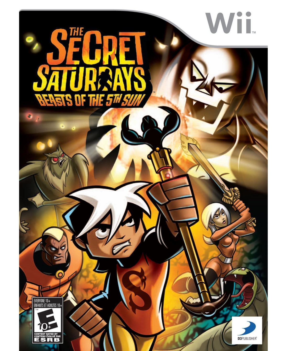 D3 Publisher The Secret Saturdays: Beasts of the 5th Sun