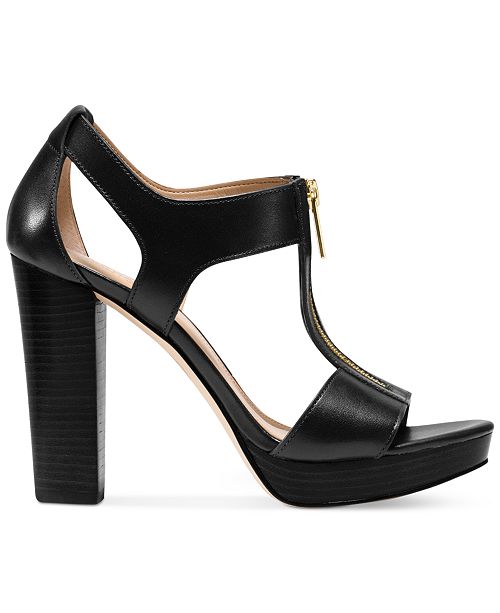 Michael Kors Berkley T Strap Platform Dress Sandals Reviews