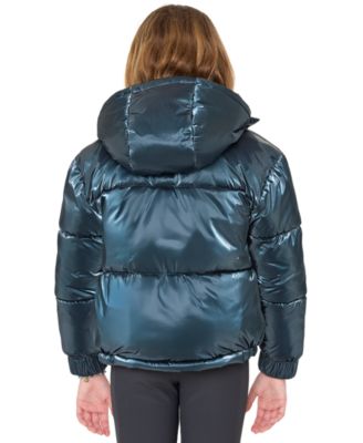 Big Girls Shimmer Puffer Jacket