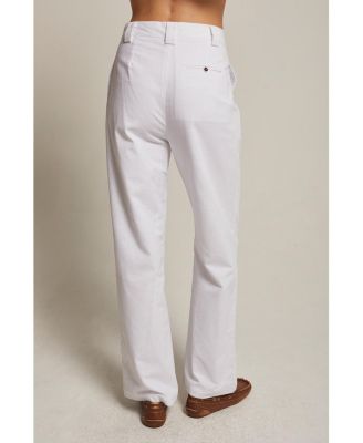 Women's Erin Straight Leg Linen Trousers Success