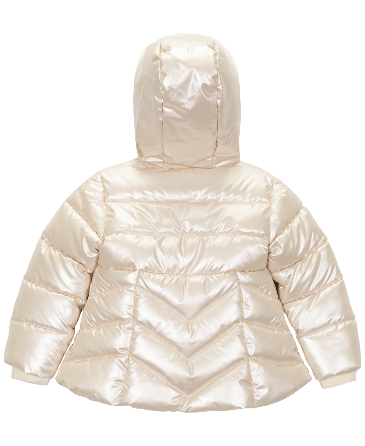 S Rothschild & Co Toddler & Little Girls Metallic Quilted Jacket In Neutral