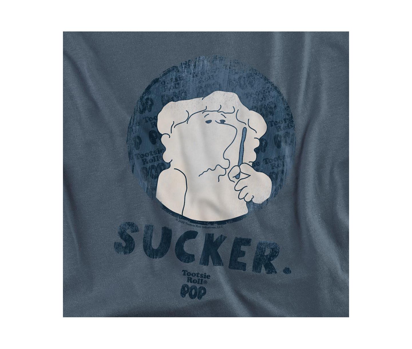 Мужская футболка Logovision Tootsie Roll Sucker, цвет: Сланцевый — фото 2