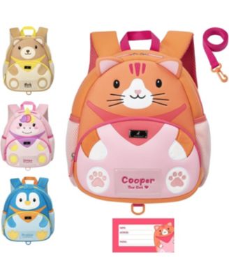 Toddler Backpack for Boys and Girls Cooper the Cat with Leash