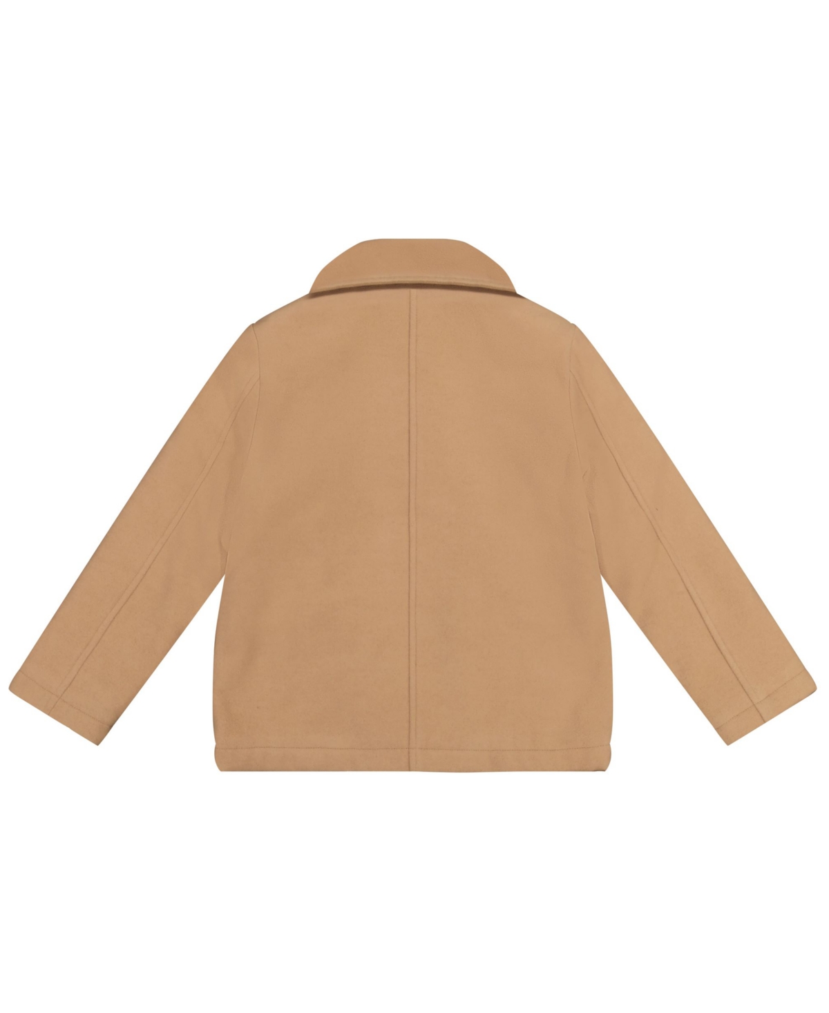 S Rothschild & Co Toddler And Little Boy Double Breasted Peacoat In Brown
