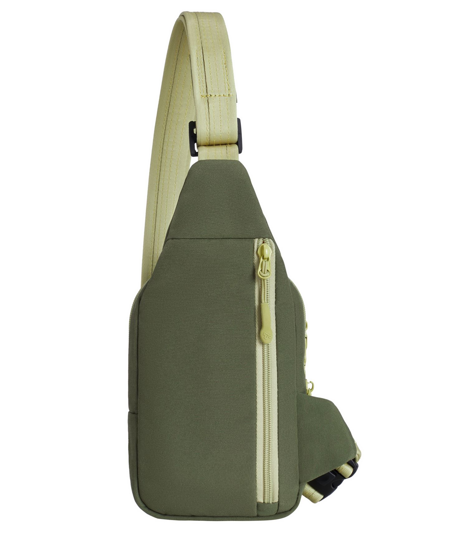 Сумка Travelon Anti-Theft The Voyages Compact Sling, цвет: Оливковый — фото 8