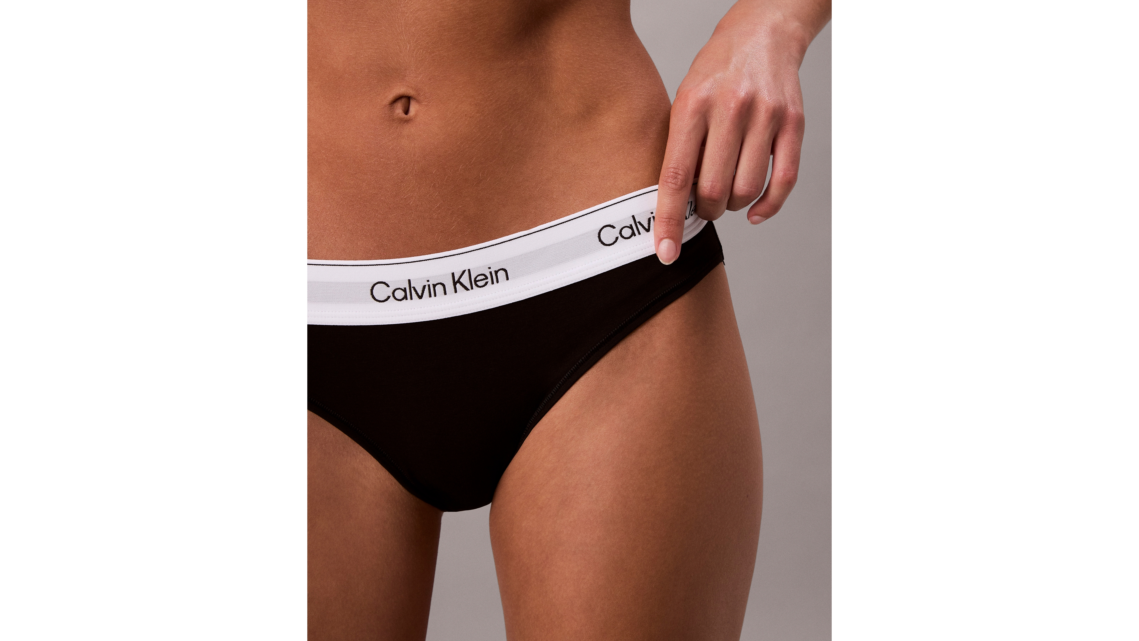 Calvin Klein Women's Ck Icon Cotton Modal Bikini Underwear QF8520