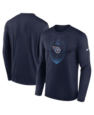 Nike - Navy Tennessee Titans Icon Legend Performance Long Sleeve T-Shirt
