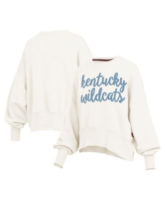 Women's Cream Kentucky Wildcats Chelsea Oversized Pullover Sweatshirt