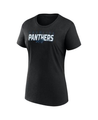 Women's Black Carolina Panthers Lean T-Shirt