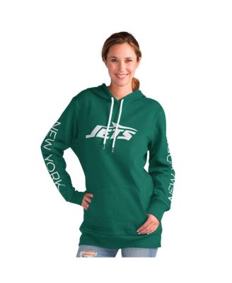 G-III 4Her by Carl Banks - Women's Green New York Jets Extra Inning Pullover Hoodie
