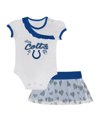 Outerstuff - Baby Boys and Girls Indianapolis Colts Love My Team Bodysuit Skirt Set