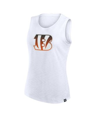 Women's White Cincinnati Bengals Slub Tank Top