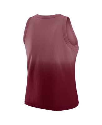 Women's x Gracie Hunt Burgundy Washington Commanders Ombre Tank Top