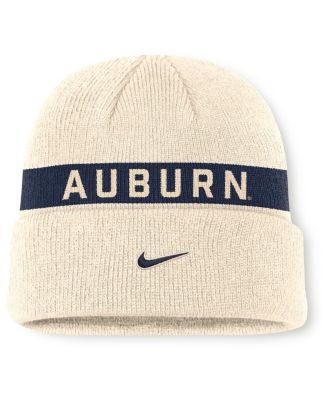 Men's Natural Auburn Tigers Peak Primetime Utility Cuffed Knit Hat