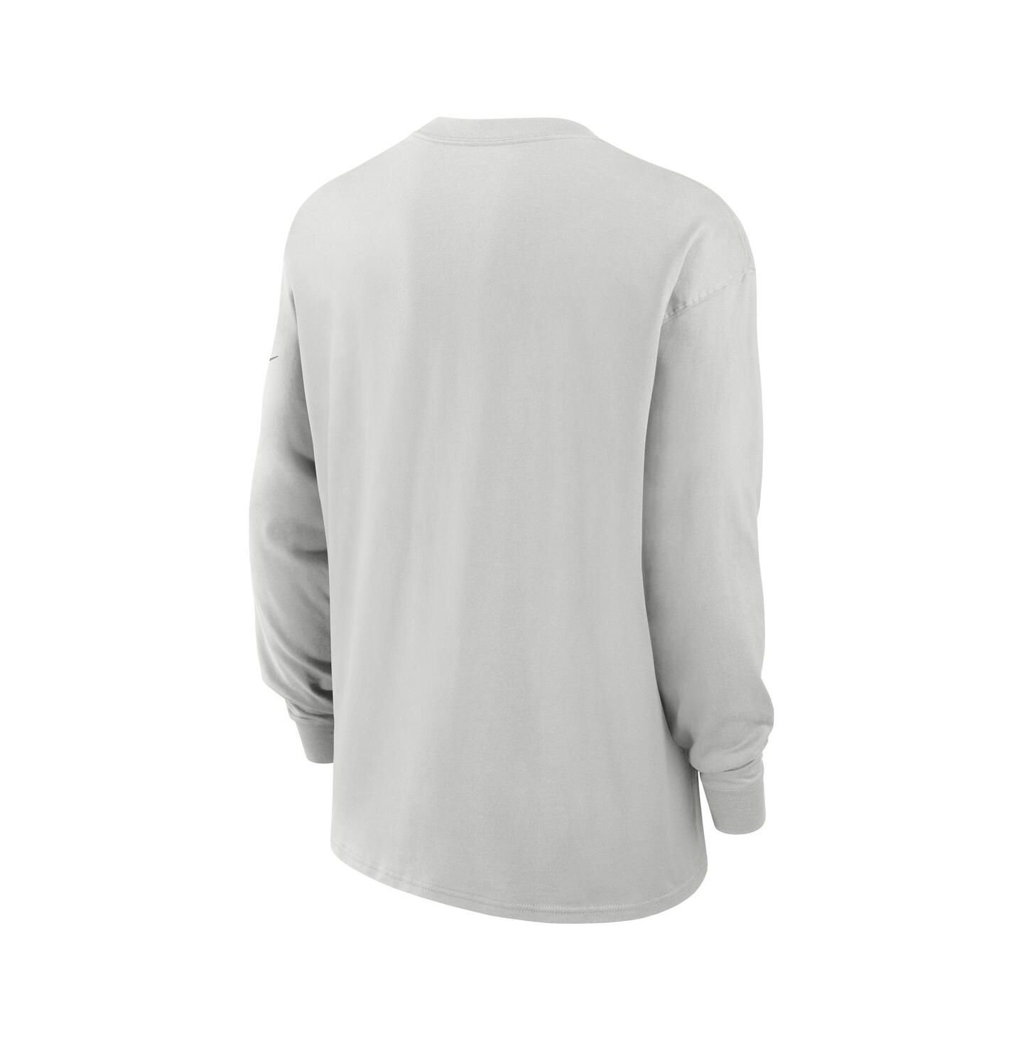 Мужская футболка Nike Gray New York Jets Essential Heavy Max90 Long Sleeve — фото 3