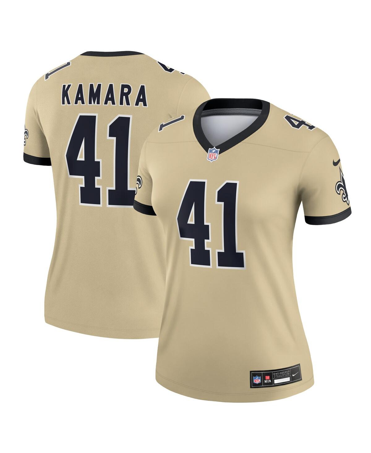 Nike Alvin Kamara Gold New Orleans Saints Gameday Golds Alternate Game Player Jersey In Neutral