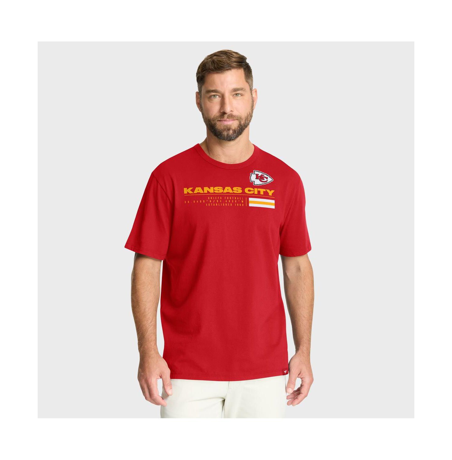 Мужская футболка Fanatics Red Kansas City Chiefs Chop Block Legacy — фото 1