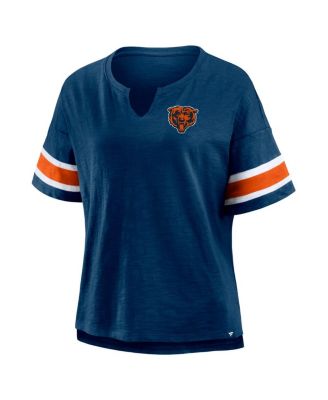 Women's Navy Chicago Bears Redzone Curl Route T-Shirt