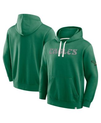 Fanatics - Men's Kelly Green Philadelphia Eagles New Horizons Heritage Pullover Hoodie