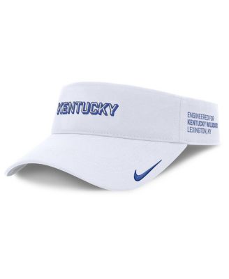 Nike - Men's White Kentucky Wildcats 2025 On-Field Gameday Performance Ace Adjustable Visor