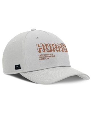 Men's Gray Texas Longhorns 2025 Sideline Dust Pinched Rise Adjustable Hat