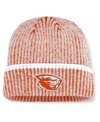 Fanatics - Men's Orange/White Oregon State Beavers Haze Cuffed Knit Hat