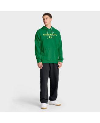Men's Green Oregon Ducks 2025 Sideline Standard Issue Dri-FIT Hoodie