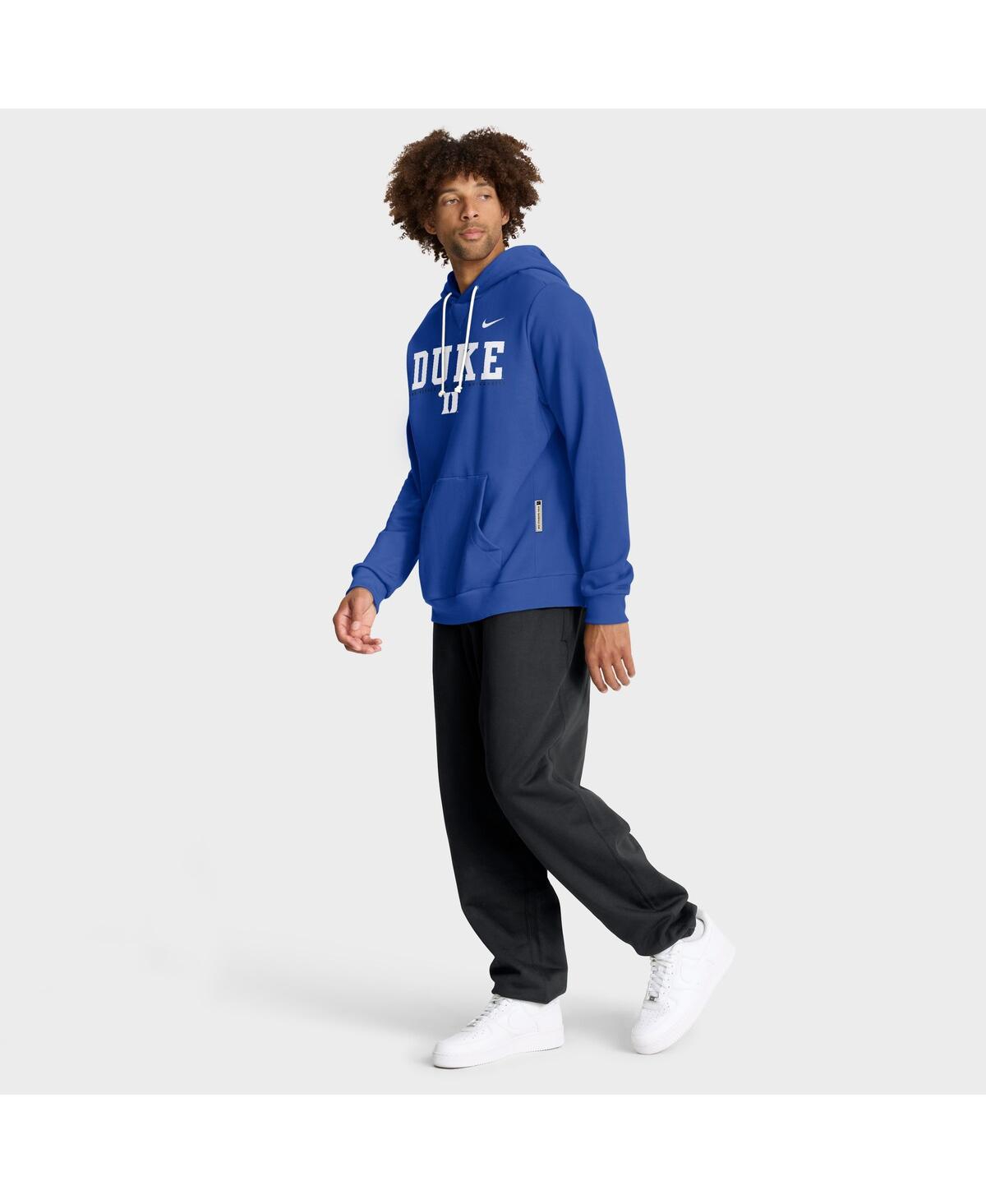 Nike Royal Duke Blue Devils 2025 Sideline Standard Issue Dri-fit Hoodie In Blue