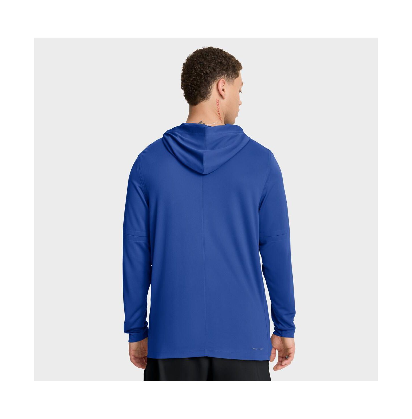 Мужское худи Nike Royal Kentucky Wildcats 2025 Sideline Performance Long Sleeve T-Shirt — фото 4