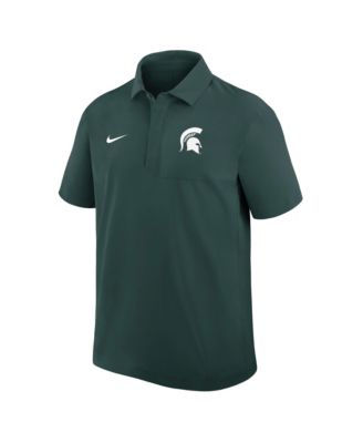 Men's Green Michigan State Spartans 2025 Coaches Sideline Polo Shirt