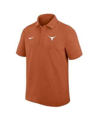 Men's Burnt Orange Texas Longhorns 2025 Coaches Sideline Polo Shirt
