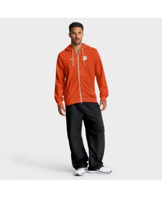 Men's Orange Clemson Tigers 2025 Sideline Standard Issue Dri-FIT Full-Zip Hoodie