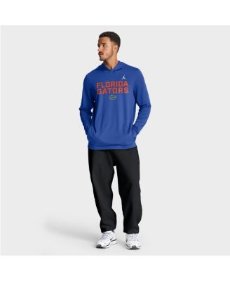 Men's Royal Florida Gators 2025 Sideline Performance Long Sleeve Hoodie T-Shirt