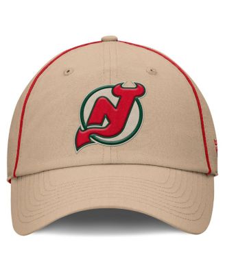 Men's Cream New Jersey Devils Heritage Setoff Adjustable Hat