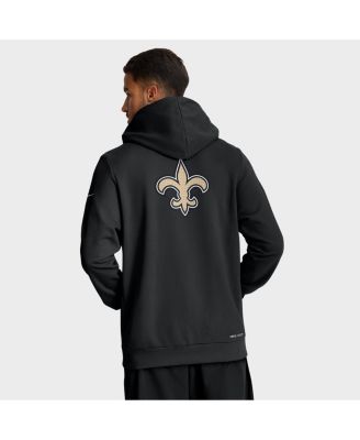 Men's Black New Orleans Saints Sideline Standard Issue Utility Player Dri-FIT Full-Zip Hoodie