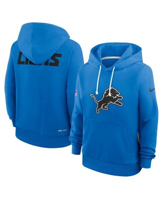 Nike - Women's Gray Detroit Lions Sideline Standard Issue&nbsp;Initial Home&nbsp;Dri-FIT Hoodie