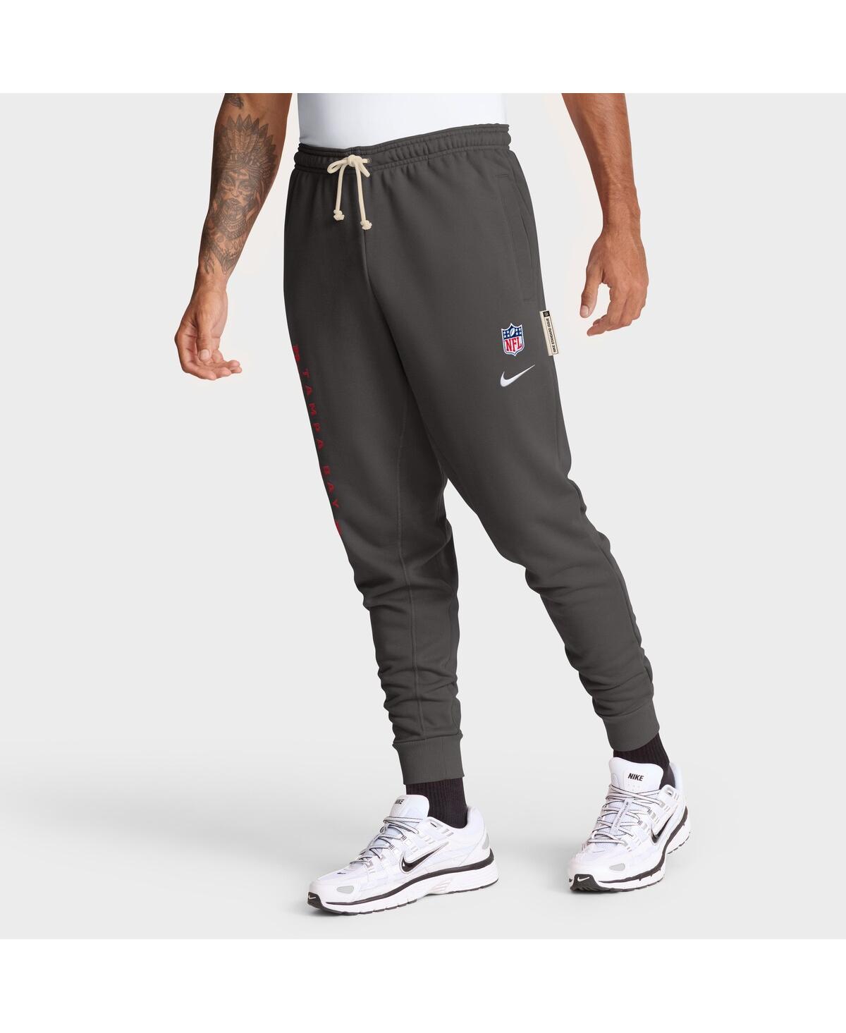 Nike Pewter Tampa Bay Buccaneers Sideline Standard Issue Ground Game Dri-fit Taper Pants In Gray