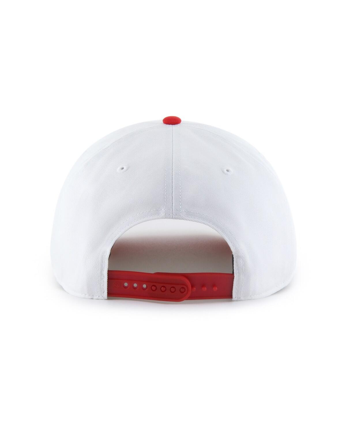 47 Brand Men's And Women's White Indiana Fever Dom Wave Two-tone Hitch Adjustable Hat In White
