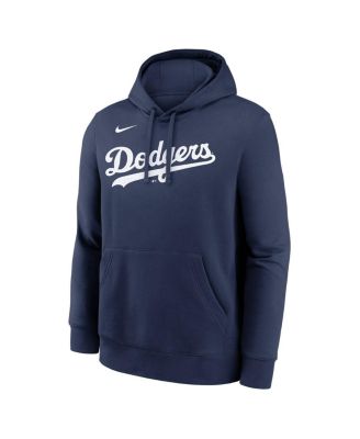 Men's Mookie Betts Navy Los Angeles Dodgers Player Name Number Club Pullover Hoodie
