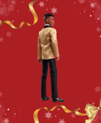 2025 Holiday KEN Doll Dark Brown Hair