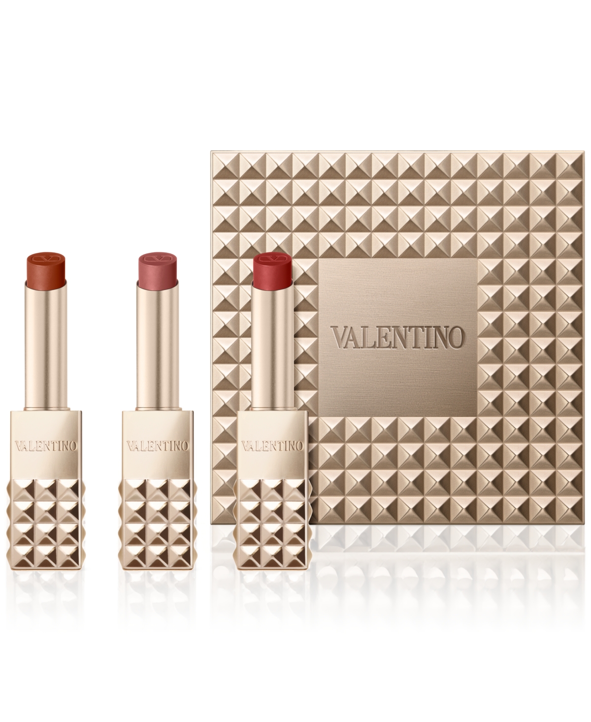 Valentino 3-pc. Spike  Lipstick Gift Set In Transparent