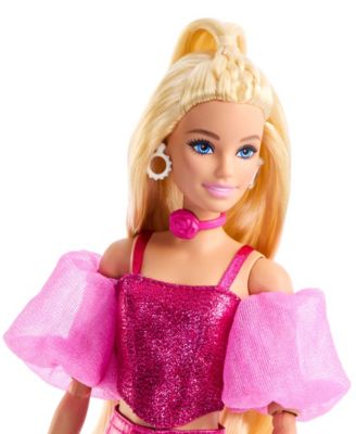 Deluxe Style Fashion Doll 5 in Metallic Pink Outfit with Corset Top and Accessories