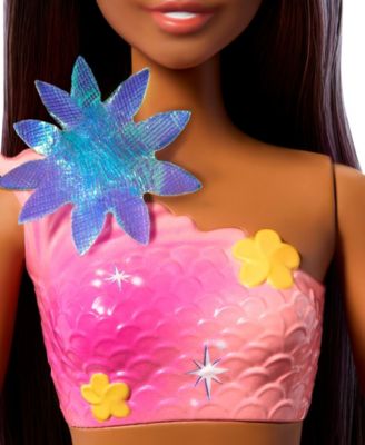 Flower Magic Mermaid Toy Doll with Surprise Blooming Flowers Feature and Headband Accessory