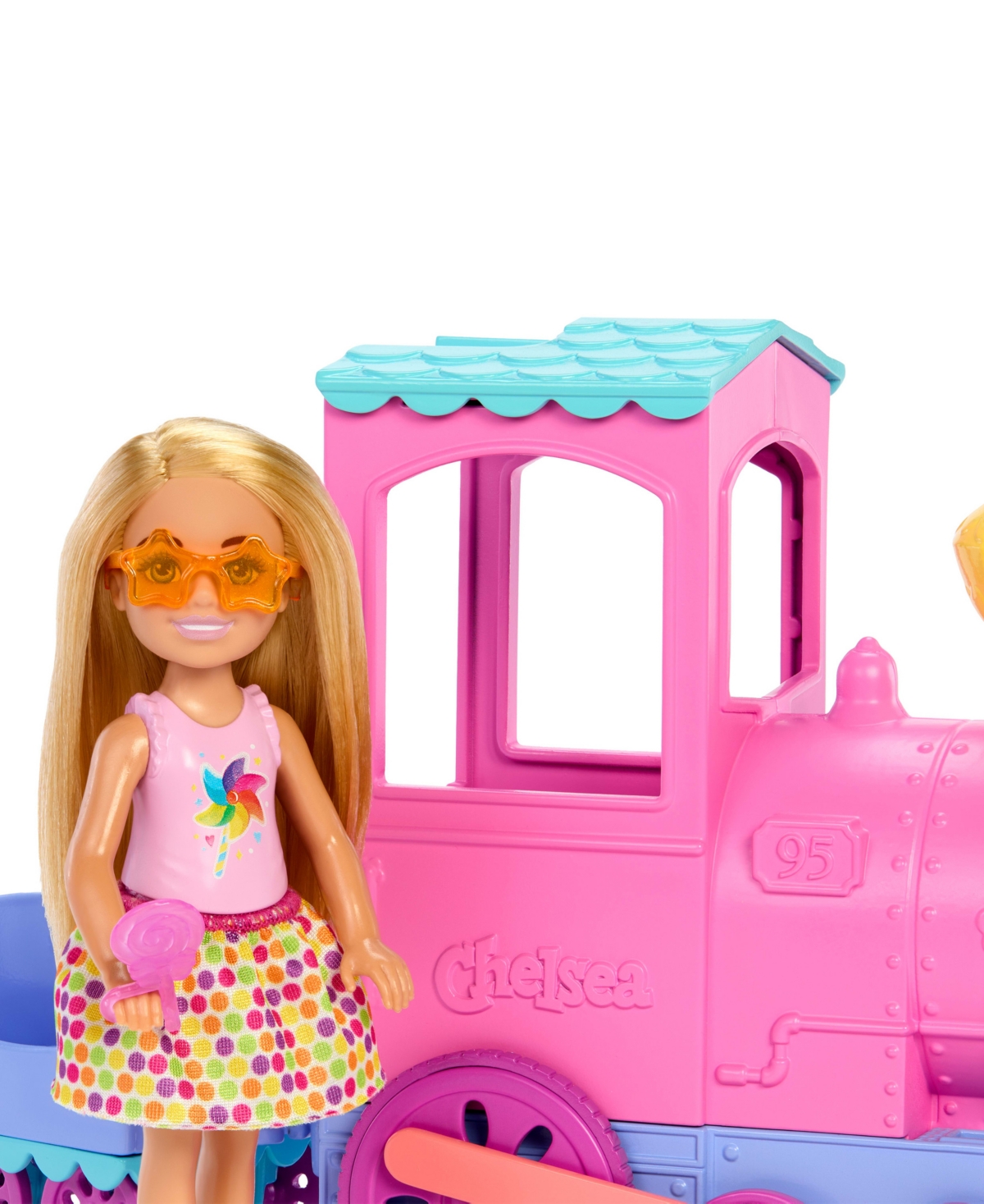 Barbie Day At The Fair Toy Train Set With Chelsea Small Doll And Festival Accessories In Multi
