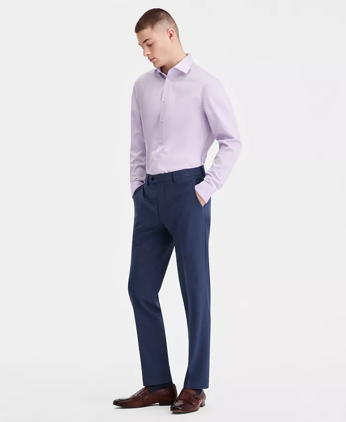 Men's Slim-Fit Wool-Blend Suit Separates Pants - thumbnail 2