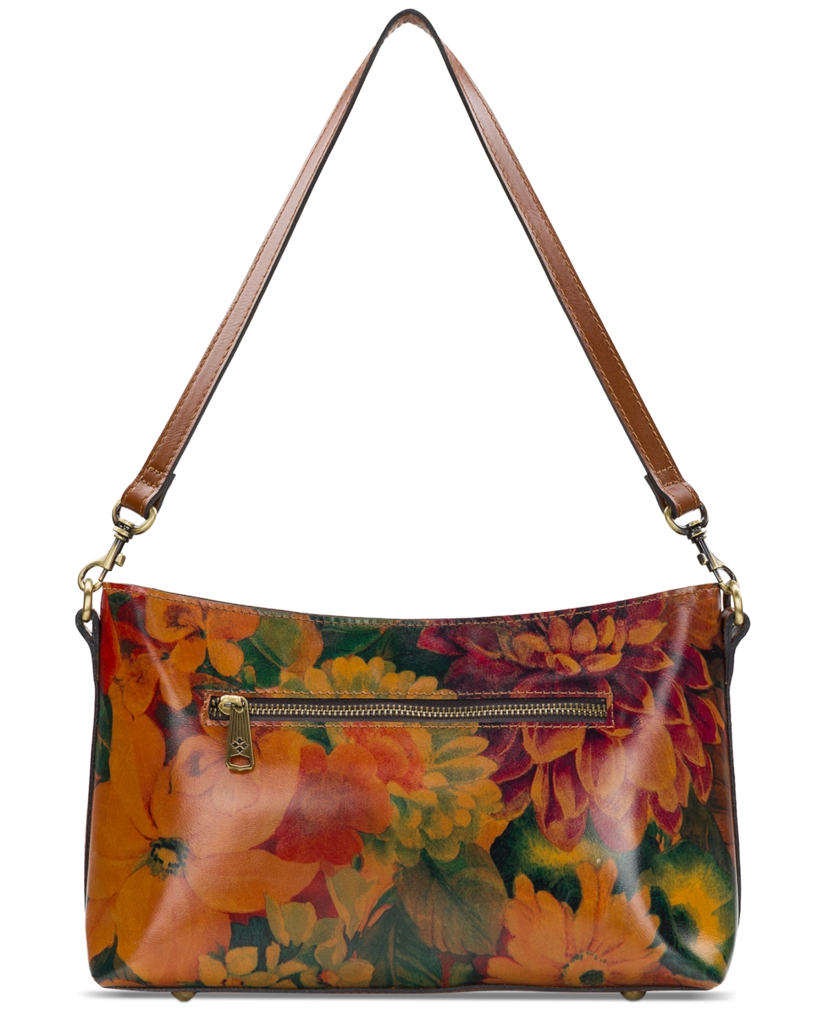 Patricia Nash Betta Medium Leather Crossbody, Created For Macy's In Multi