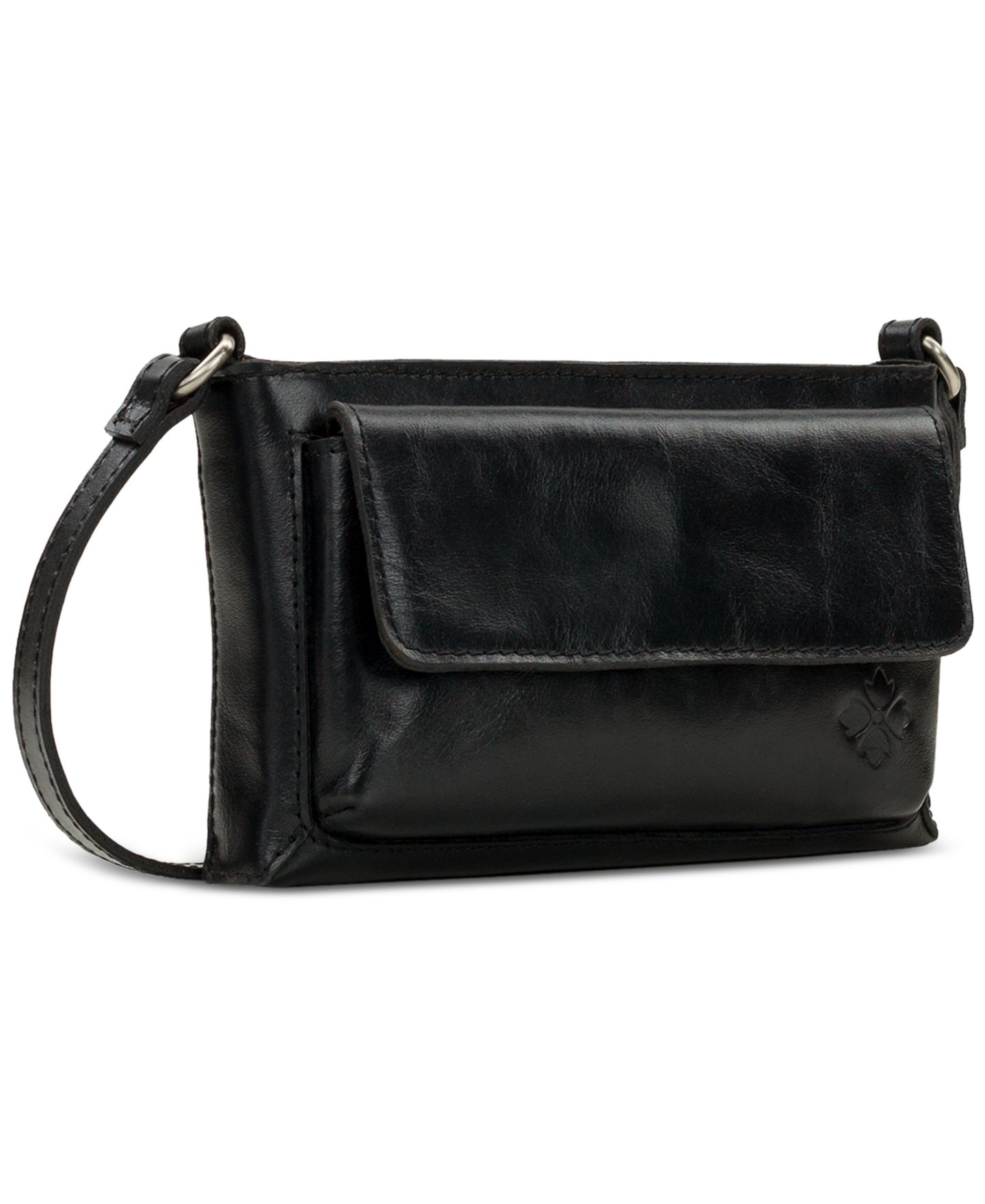 Женская сумка Patricia Nash Dovera Leather Mini Crossbody Handbag, цвет: Чёрный — фото 3