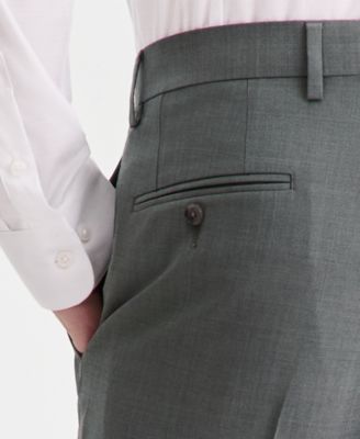 Men's Slim-Fit Wool Blend Suit Separates Pants