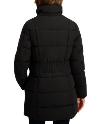 Women's Faux-Fur-Trim Hooded Puffer Coat